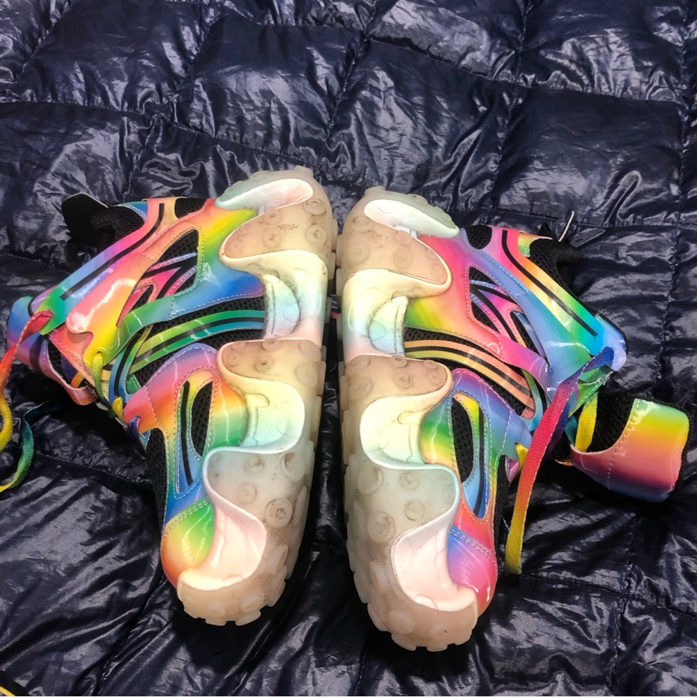 Anthony Wang Platform Multi colored Sneakers 8
